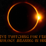 left eye twitching for female astrology meaning in hindi